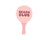 Neoprene Beach Paddles Stripes Bloom & Blush with Ball - Wee Bambino