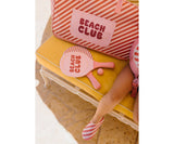 Neoprene Beach Paddles Stripes Bloom & Blush with Ball - Wee Bambino