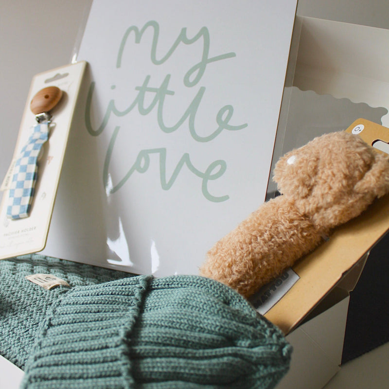 New Baby First Visit Giftbox (Deluxe Edition) - Blue - Wee Bambino