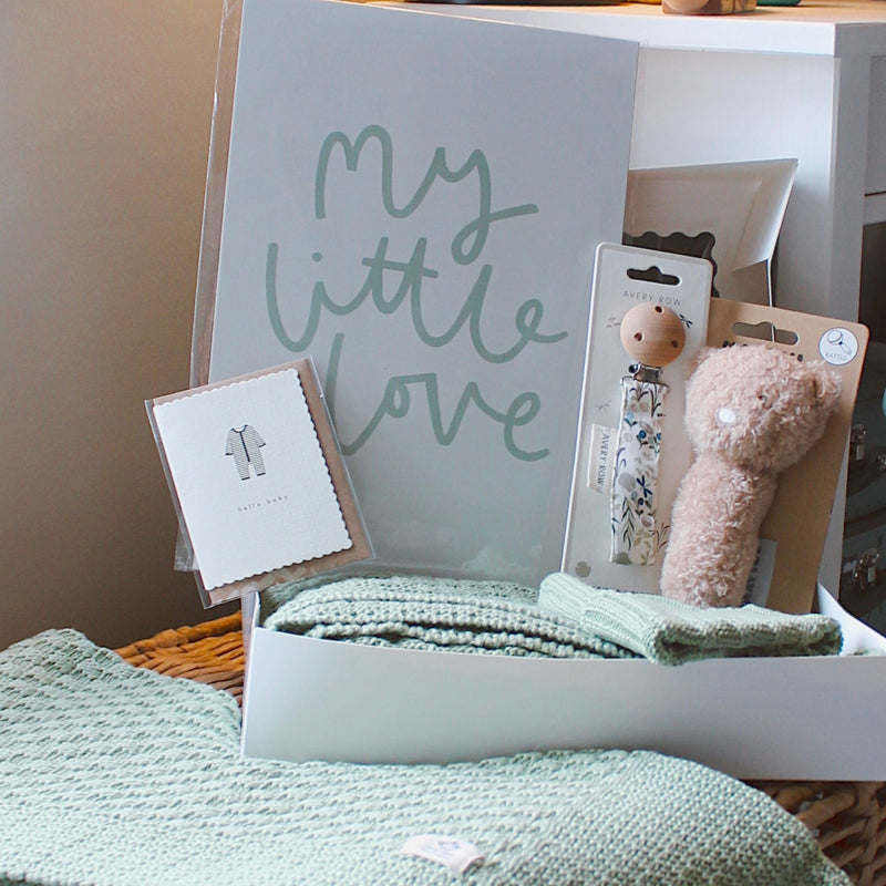New Baby First Visit Giftbox (Deluxe Edition) - Green - Wee Bambino