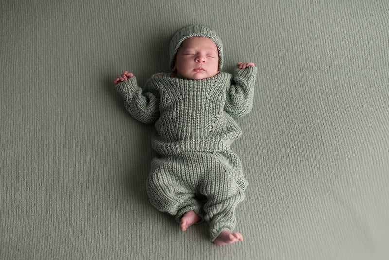 Newborn Beanie - Mint - Wee Bambino