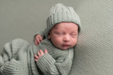 Newborn Beanie - Mint - Wee Bambino