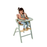 Noah Highchair + Rocker Kit for Newborns – Convertible Beechwood Chair from birth to Adulthood, Botanic - Wee Bambino