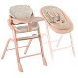 Noah Highchair + Rocker Kit for Newborns – Convertible Beechwood Chair from birth to Adulthood, Pale - Wee Bambino