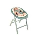 Noah Highchair + Rocker Kit for Newborns – Convertible Beechwood Chair from birth to Adulthood, Pale - Wee Bambino