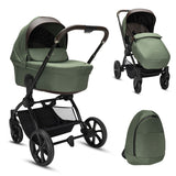 Noordi Sole V3 - 2in1 Pushchair with ThermoCot™ Carrycot, Woodland Green - Wee Bambino