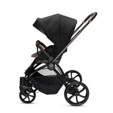 Noordi Sole V3 - 3in1 Travel System with ThermoCot Carrycot + Terra i - Size Car Seat, Slate Black - Wee Bambino