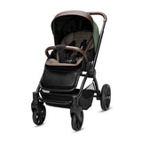 Noordi Sole V3 - 3in1 Travel System with ThermoCot Carrycot + Terra i - Size Car Seat, Woodland Green - Wee Bambino