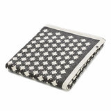 Noordi STAR Cotton Blanket Grey/White - Wee Bambino