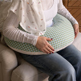 Nursing Pillow - Greenhouse Gingham - Wee Bambino