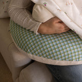 Nursing Pillow - Greenhouse Gingham - Wee Bambino
