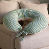 Nursing Pillow - Greenhouse Gingham - Wee Bambino