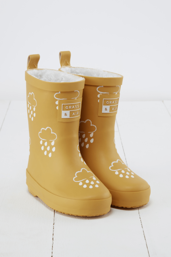 Ochre Colour - Changing Kids Winter Wellies - Wee Bambino