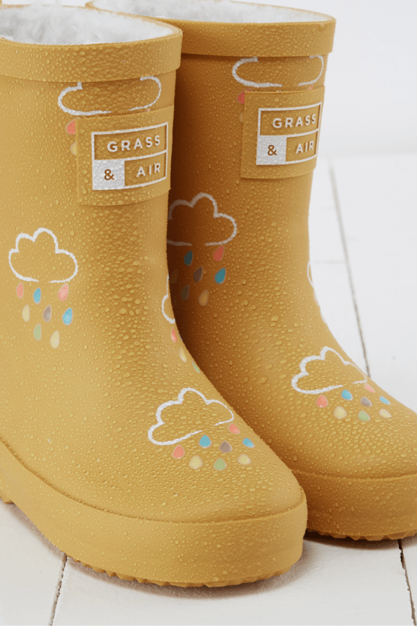 Ochre Colour - Changing Kids Winter Wellies - Wee Bambino