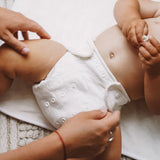 One Size Organic Bamboo Bedtime Pearl Reusable Cloth Nappy - Wee Bambino