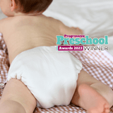 One Size Organic Bamboo Bedtime Pearl Reusable Cloth Nappy - Wee Bambino