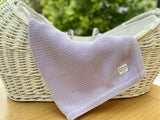 Organic Cotton Knitted Baby Blanket – Lavender (100 X 80cm) - Wee Bambino