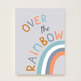 Over the Rainbow Art Print - Blue - Wee Bambino