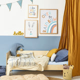 Over the Rainbow Art Print - Blue - Wee Bambino