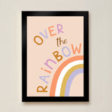 Over the Rainbow Art Print - Pink - Wee Bambino