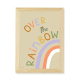 Over the Rainbow Art Print - Sand - Wee Bambino