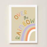Over the Rainbow Art Print - Sand - Wee Bambino