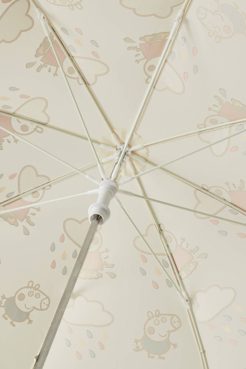 Peppa Pig Little Kids Colour - Revealing Umbrella in Stone - Wee Bambino