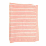 Pink and White Stripes Blanket - Wee Bambino
