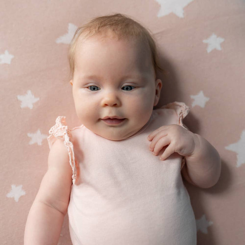 Pink Stars Blanket - Wee Bambino