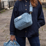 Pram Organiser Bag - Denim - Wee Bambino
