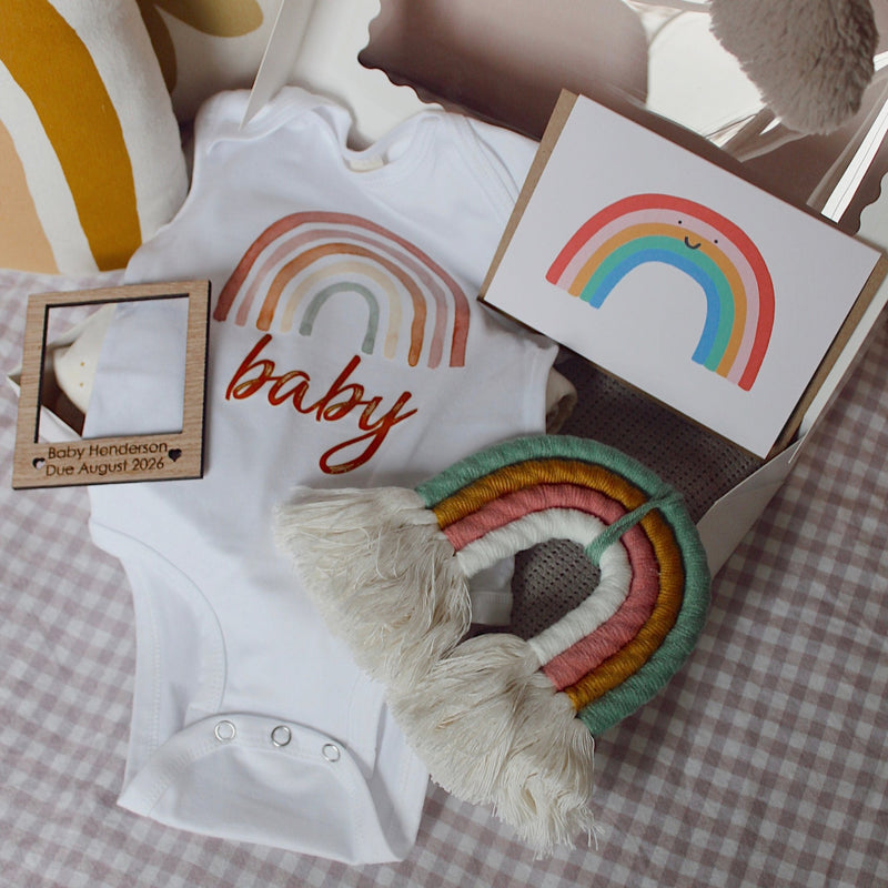 Rainbow Baby Announcement Set - Wee Bambino