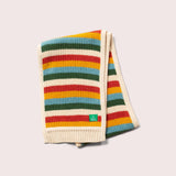 Rainbow Striped Knitted Beanie, Scarf & Mittens Set - Wee Bambino