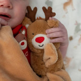 Reindeer Plush Comforter Blanket - Wee Bambino