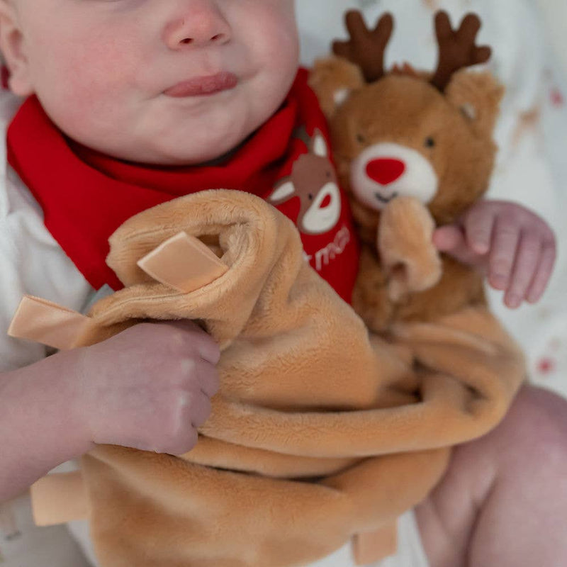 Reindeer Plush Comforter Blanket - Wee Bambino