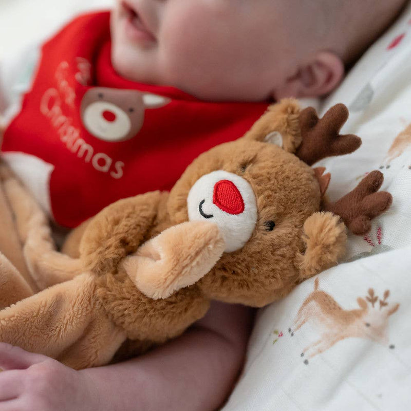 Reindeer Plush Comforter Blanket - Wee Bambino