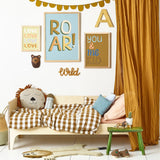 ROAR! Art Print - Blue - Wee Bambino