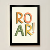 ROAR! Art Print - Cream - Wee Bambino
