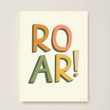 ROAR! Art Print - Cream - Wee Bambino