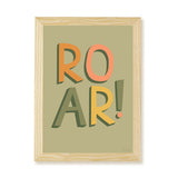 ROAR! Art Print - Khaki - Wee Bambino