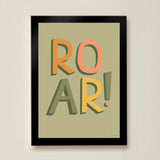 ROAR! Art Print - Khaki - Wee Bambino