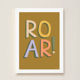 ROAR! Art Print - Olive - Wee Bambino