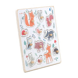 Sarah Betz Forest Animals Peg Puzzle - Wee Bambino