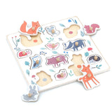 Sarah Betz Forest Animals Peg Puzzle - Wee Bambino
