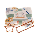 Savanna Animals Safari Milestone Blanket - Wee Bambino