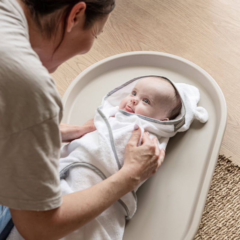 Shnuggle Squishy Changing Mat: Taupe - Wee Bambino