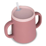 Silicone 3 Way Sippy Cup - Pink - Wee Bambino