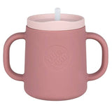Silicone 3 Way Sippy Cup - Pink - Wee Bambino