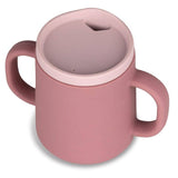 Silicone 3 Way Sippy Cup - Pink - Wee Bambino