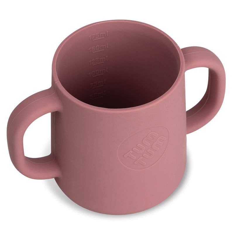 Silicone 3 Way Sippy Cup - Pink - Wee Bambino