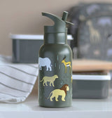 Stainless steel drink/water bottle for kids: Savanna - Wee Bambino